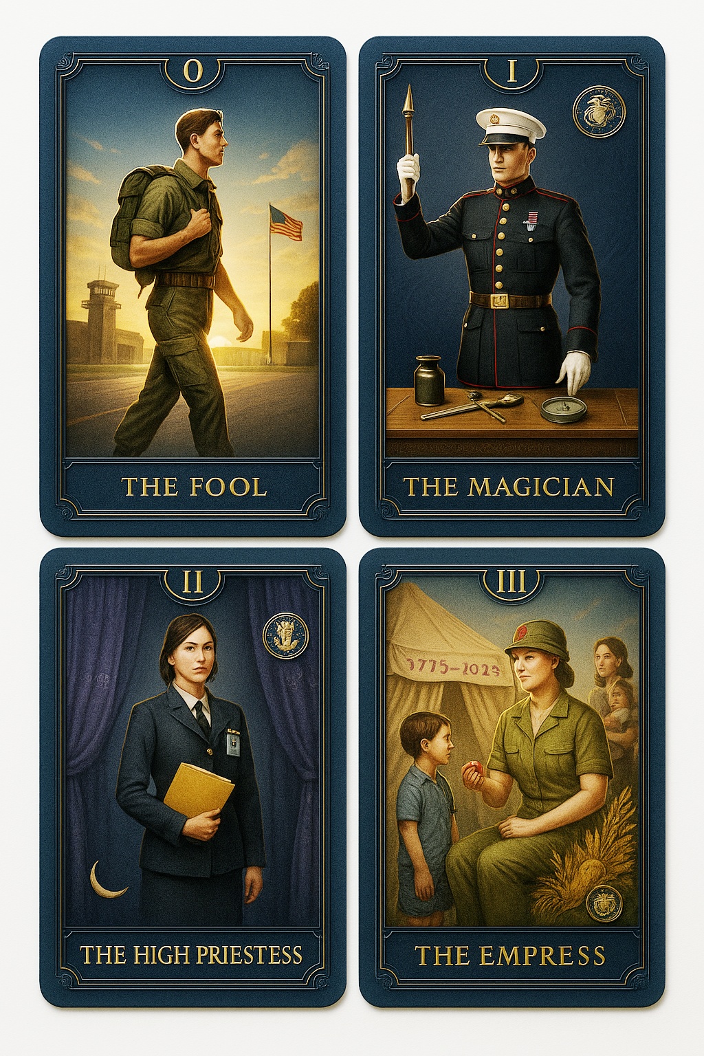 U.S. Army 250th Anniversary Tarot Deck