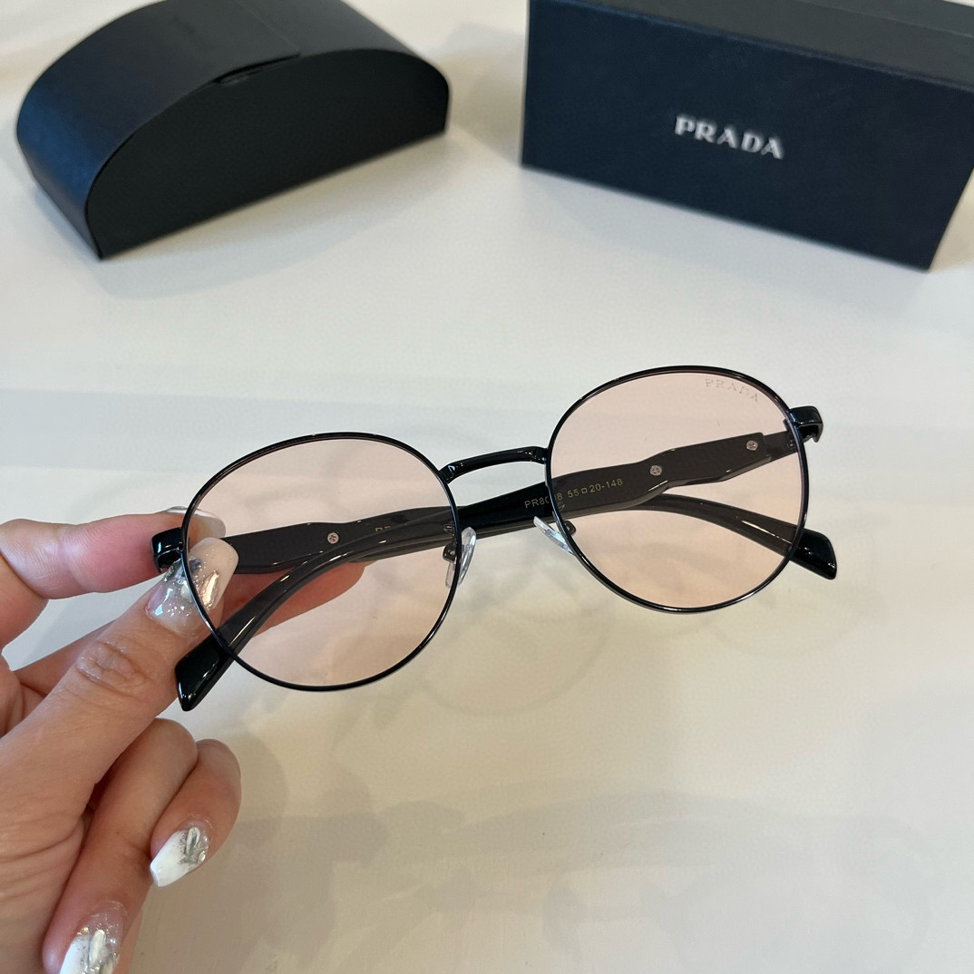 Prada round frame sunglasses