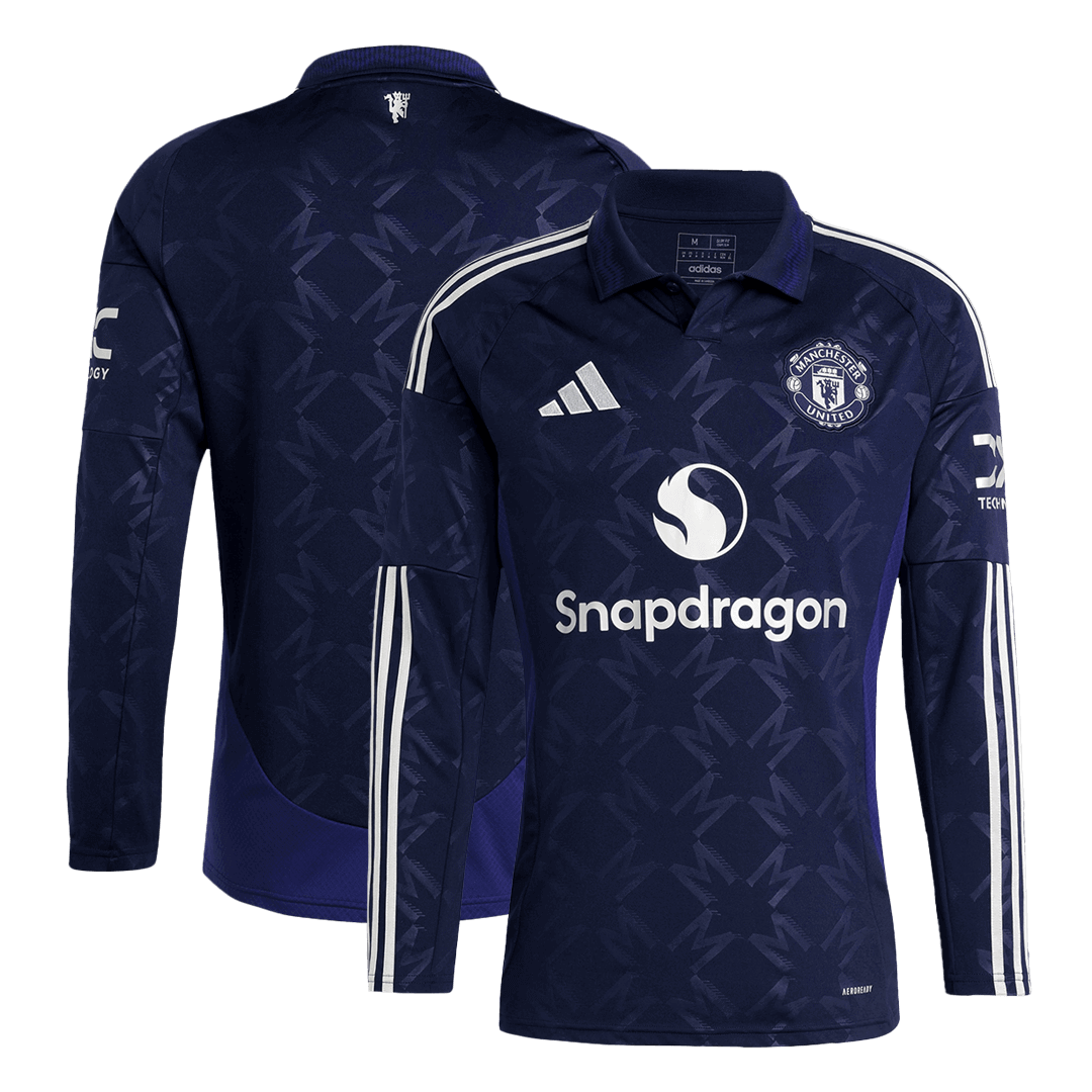 Manchester United long-sleeved away football shirt 2024/25
