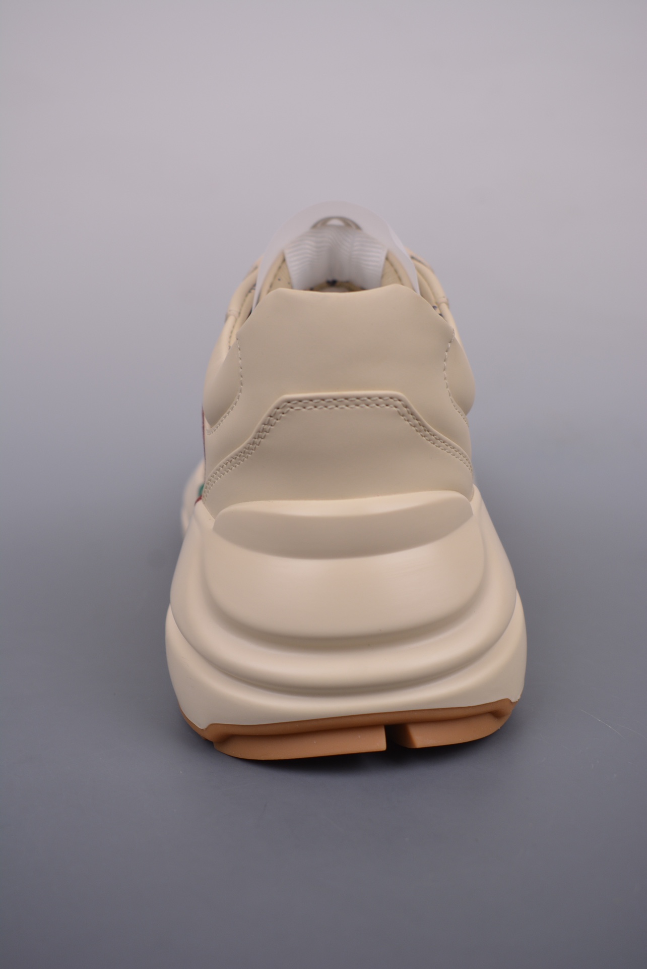 Gucci Ivory White Gold Hot Stamping LOGO Print