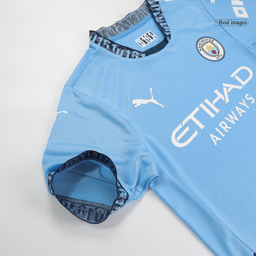 Authentic RODRIGO #16 Soccer Jersey Manchester City 2024/25-UCL