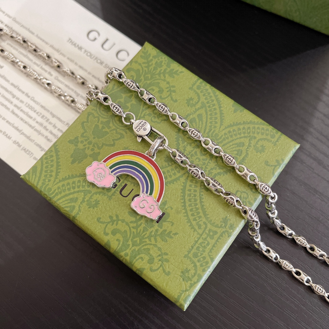 Gucci rainbow necklace