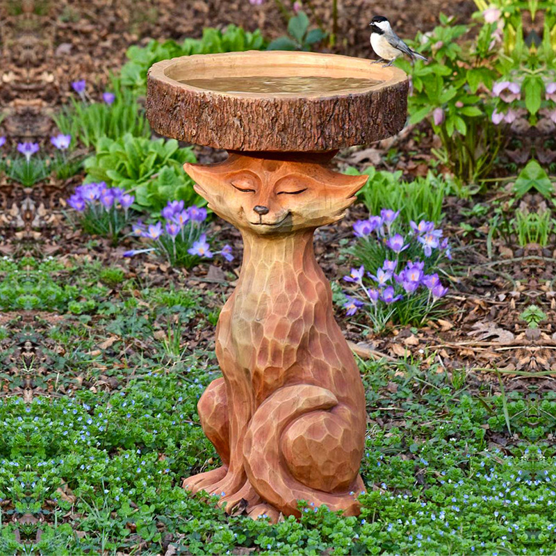 🔥Last Day-[SAVE 50% OFF]-🐕Resin Animal Figurine Bird Feeder🐤-BUY 2 GET 10% OFF & FREE SHIPPING