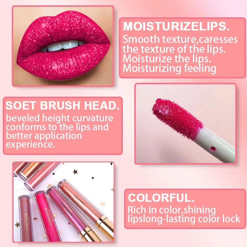 👍2024 New Arrival- 50% OFF💥Metallic Liquid Glitter Hydrating Lip Balm