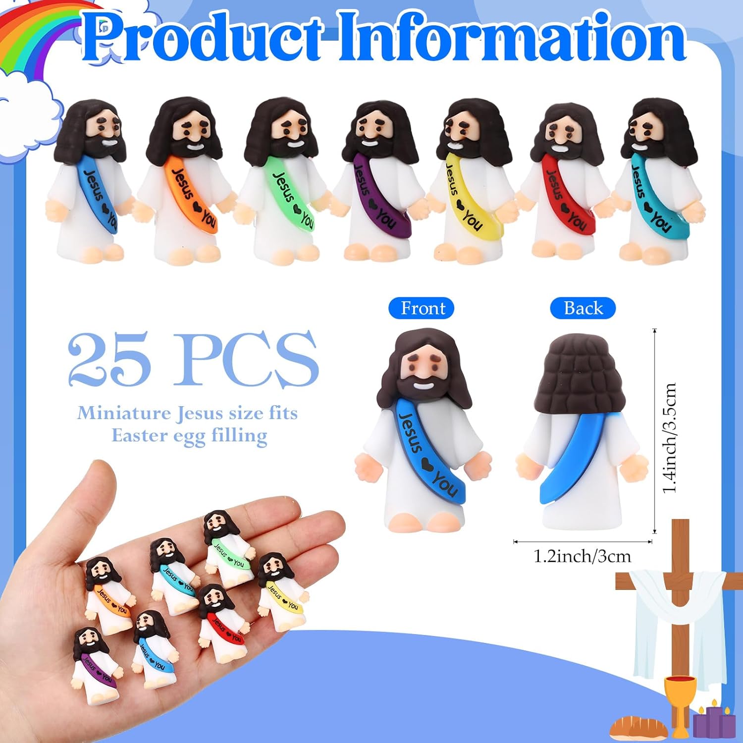 🔥On Sale🔥Mini Jesus Figures - Multicolor