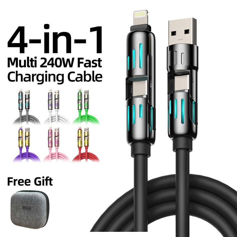 🔥 Buy 2 Get 1 Free🔥 4-in-1 Multi 240W Fast Charging Cable