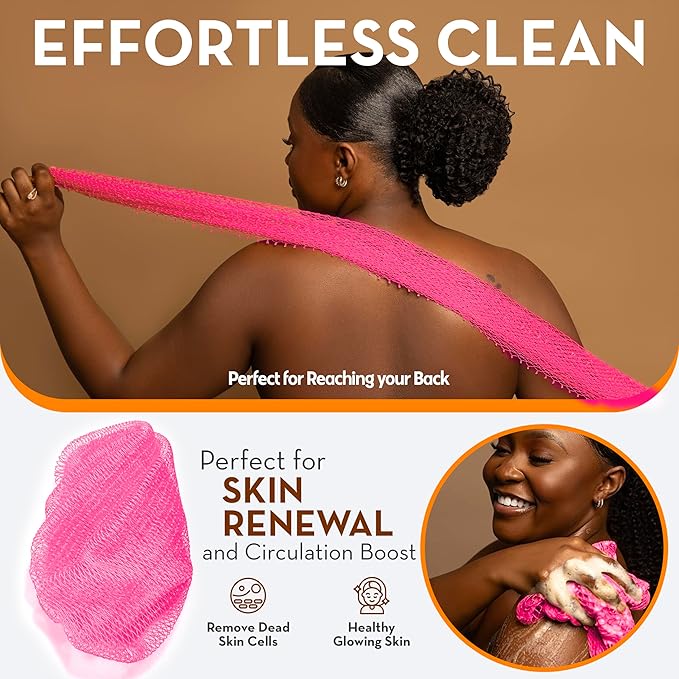 🔥🔥African Exfoliating Net Sponge Bath Towel
