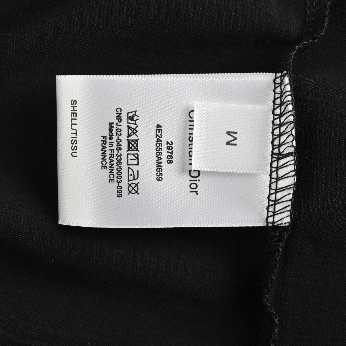 Dior 25ss Stone Island joint mottled letter logo printed short sleeves