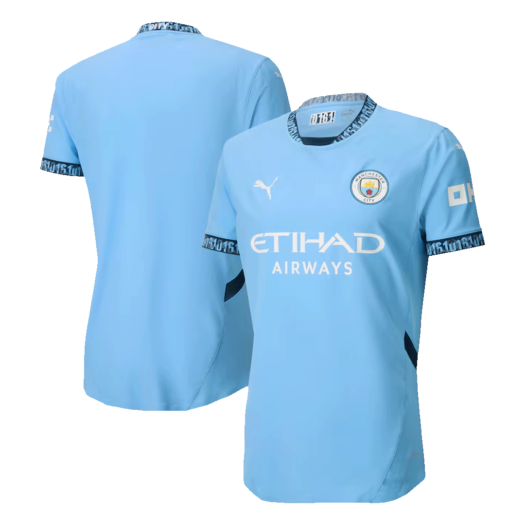 Authentic Manchester City 2024/25 Home Football Shirt