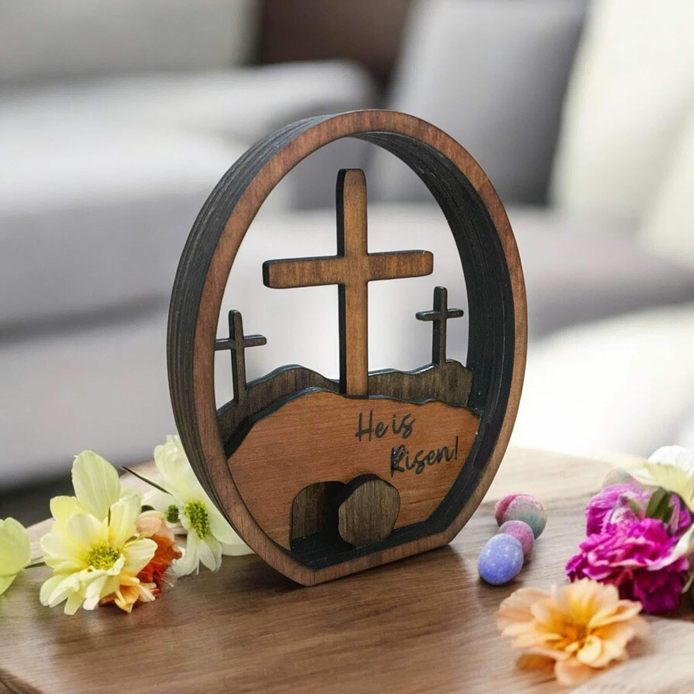 Resurrection Empty Tomb Easter Scene