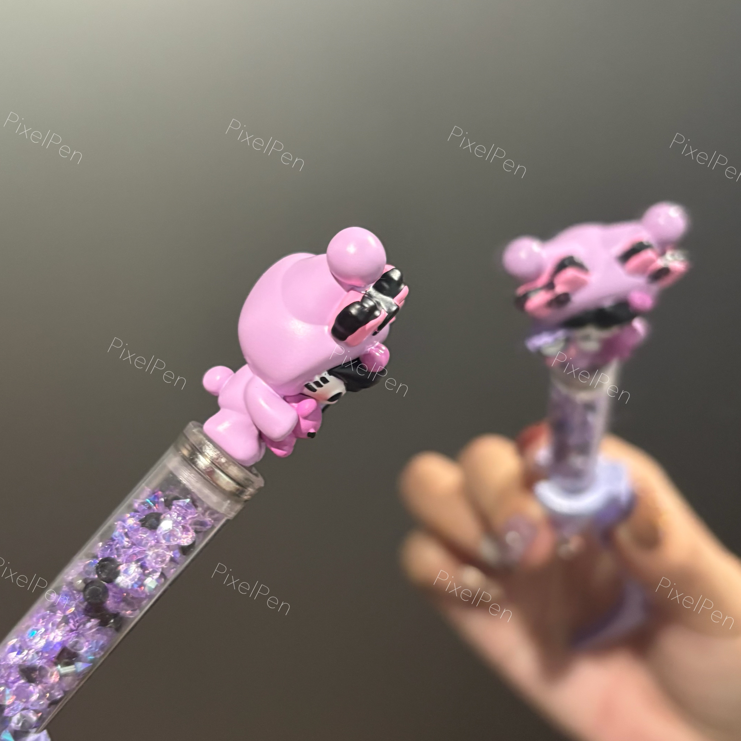 【5mm】PixelPen Magnetic Grip Piecing Bean Pen Tool for big beans | Kuromi