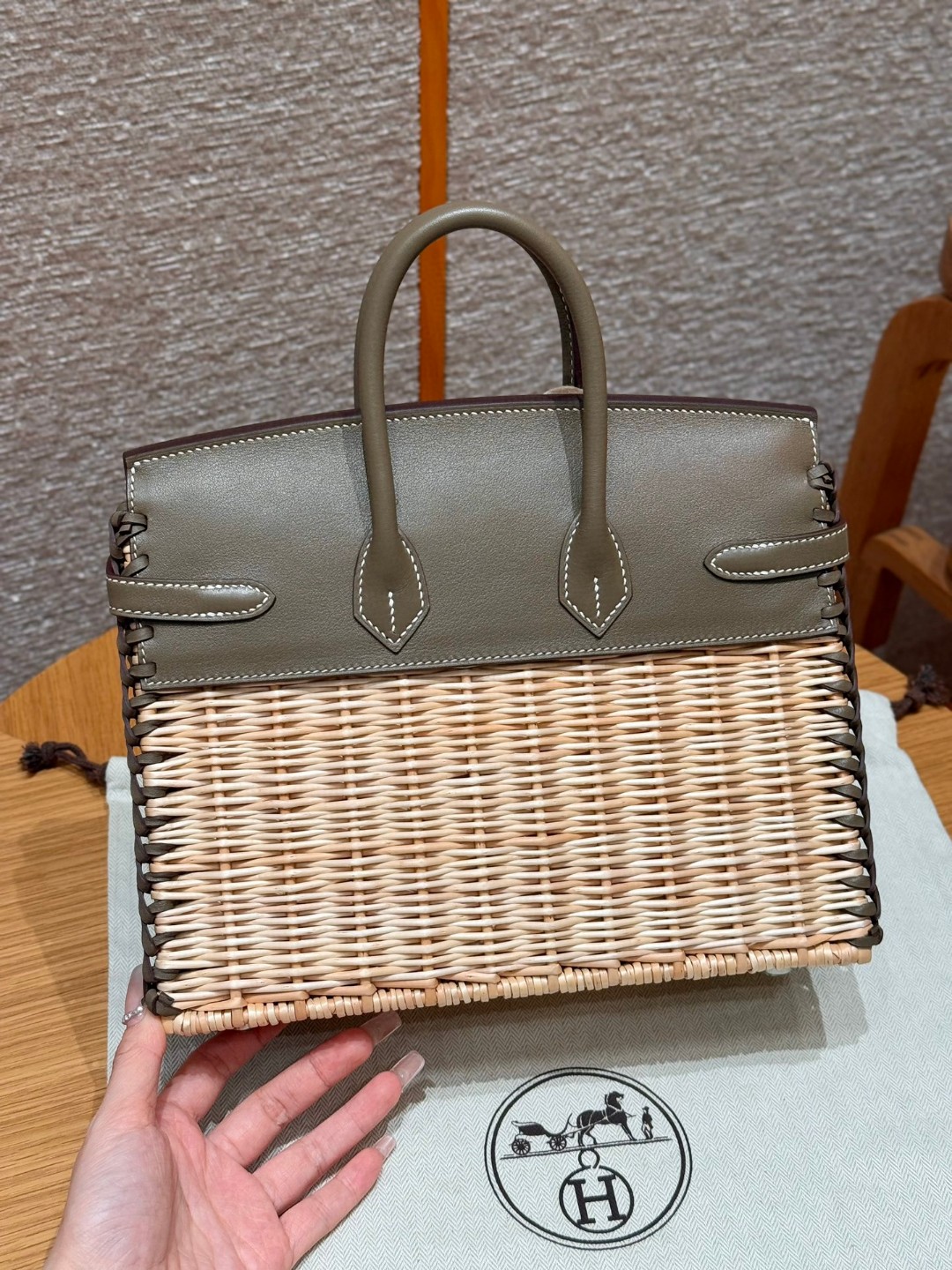 Hermès Birkin Picnic 18Etoupe (Handmade to order)