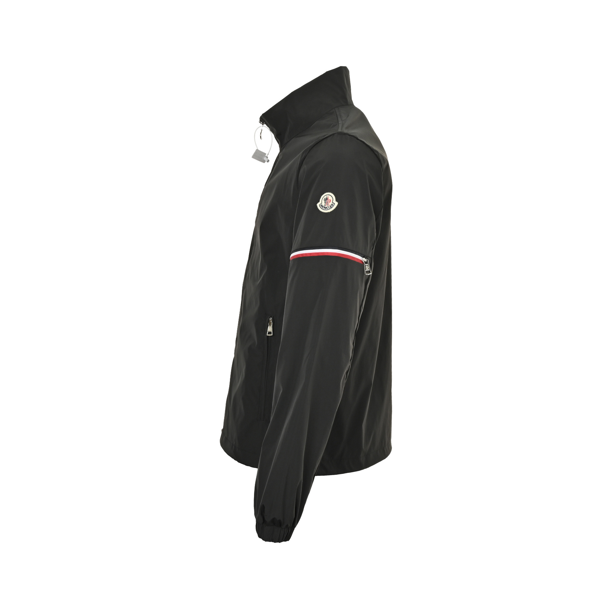 Moncler 25Fw nylon jacket with zipper pockets and sleeves