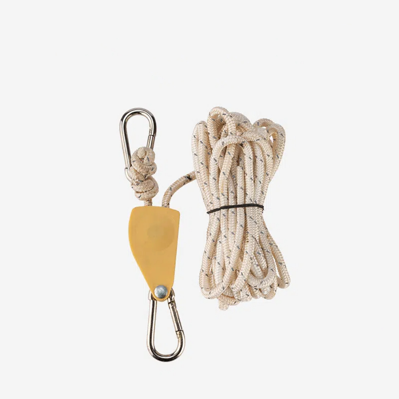 ⛺⛺Ratchet pulley rope hanger tent reflective wind rope