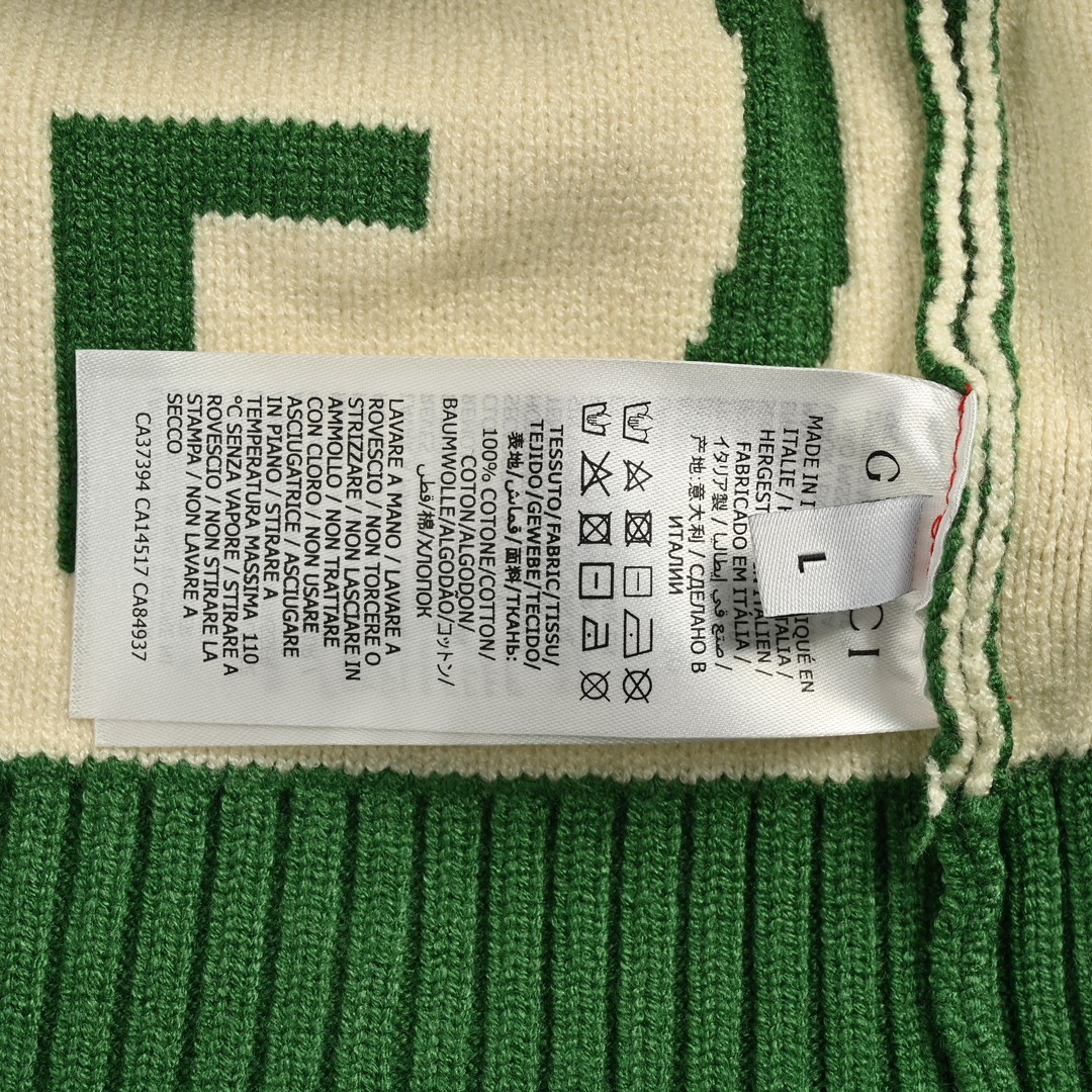 Gucci 24Fw all-over logo jacquard sweater