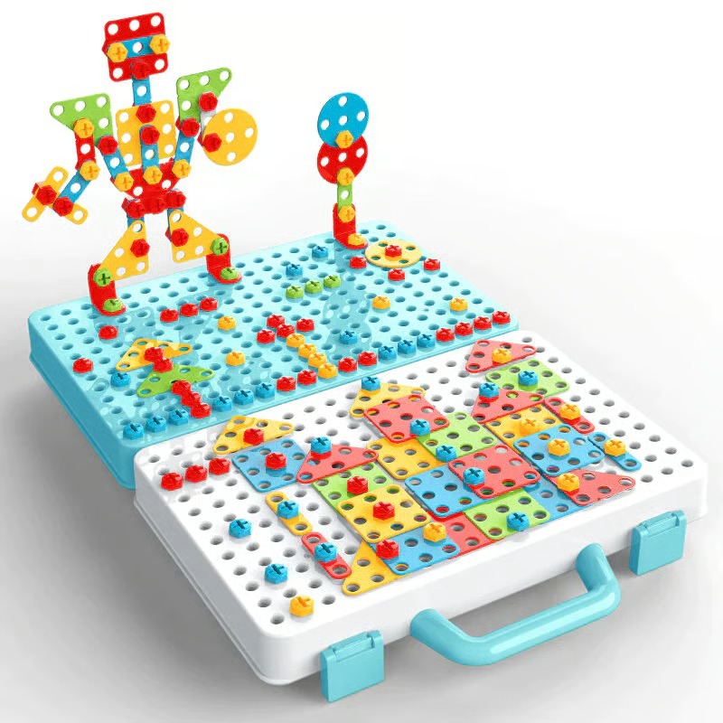 💝 Children's Educational Toy💝Creative Mosaic Drill Set