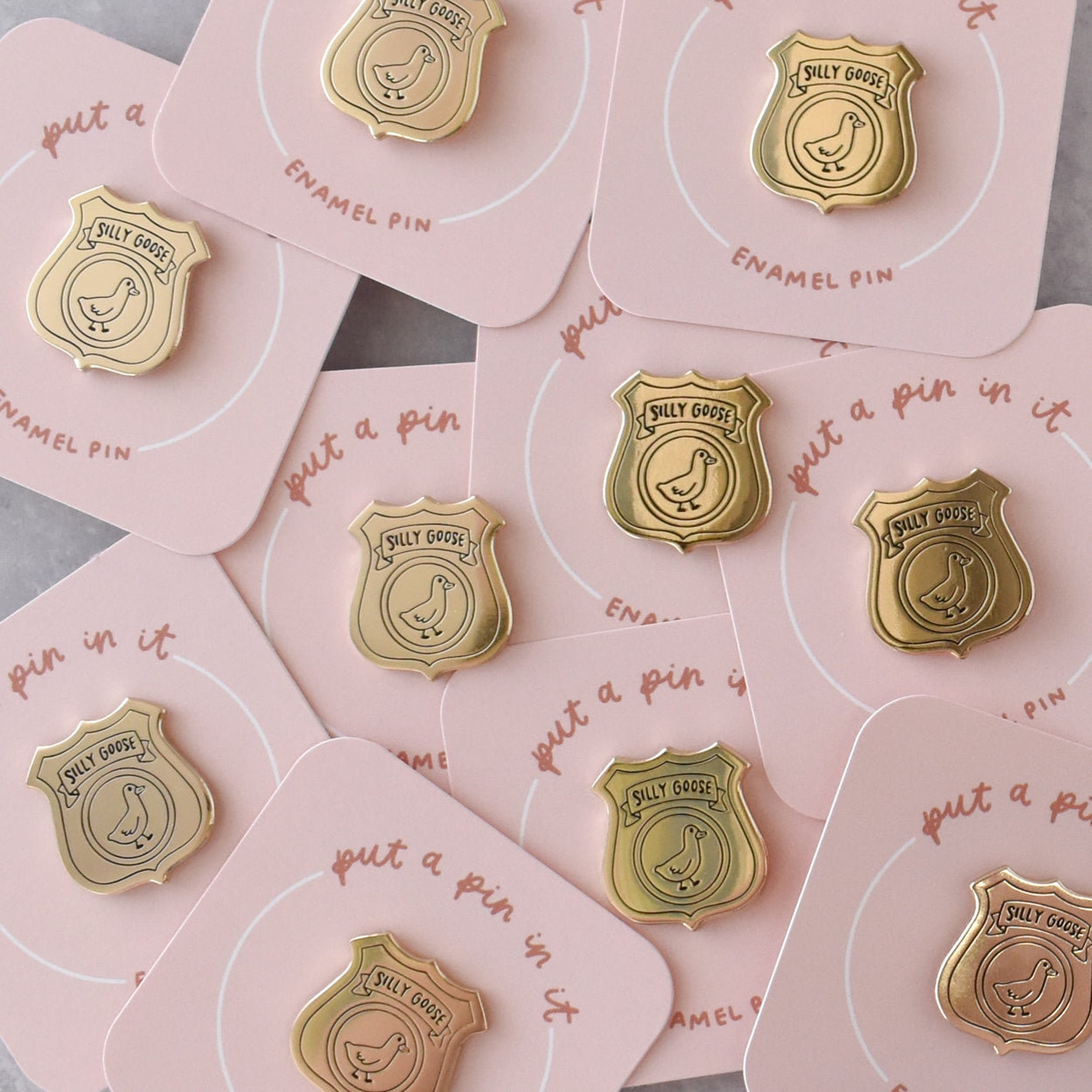 Silly Goose Badge Pin