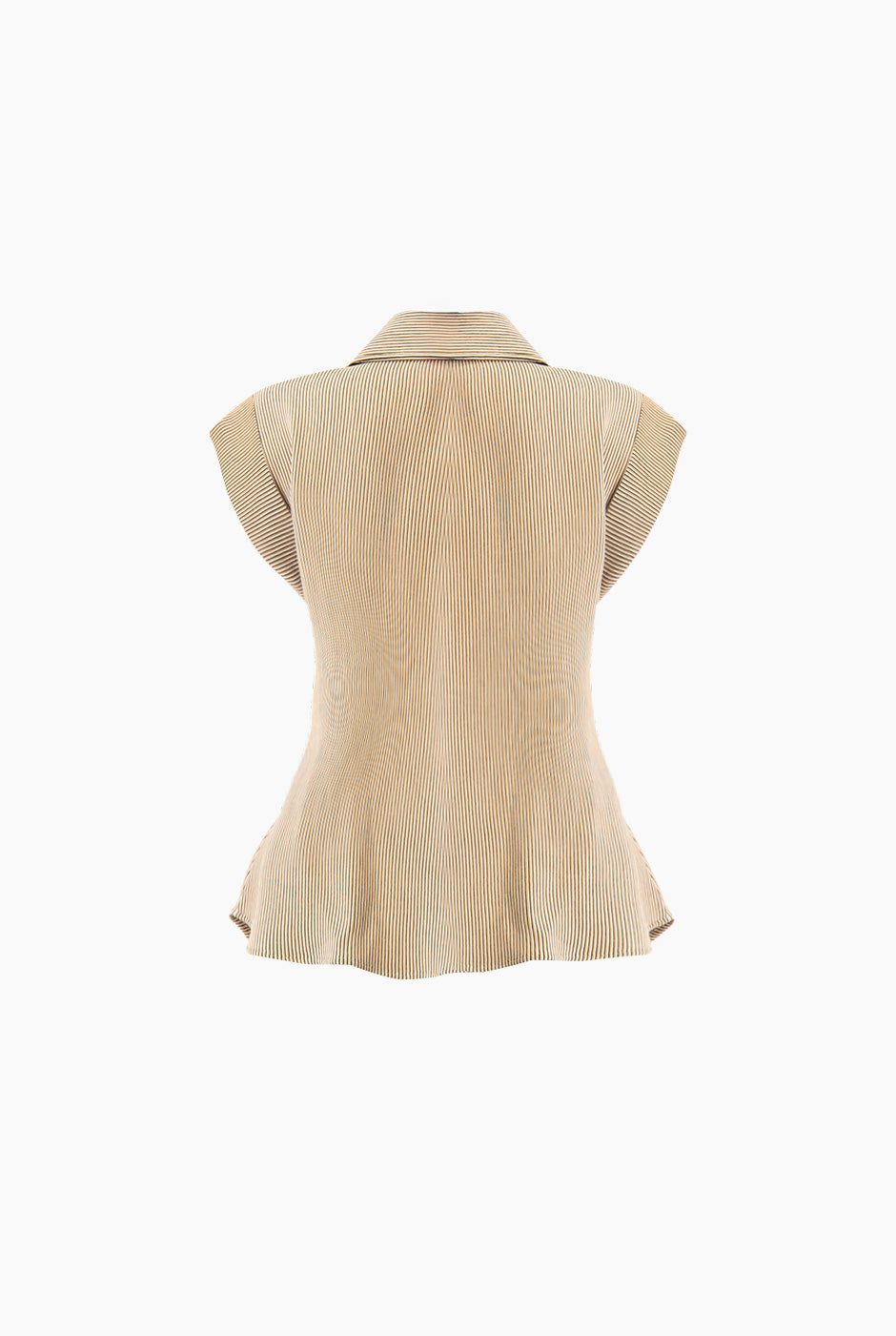 Blusa rayada de manga caida