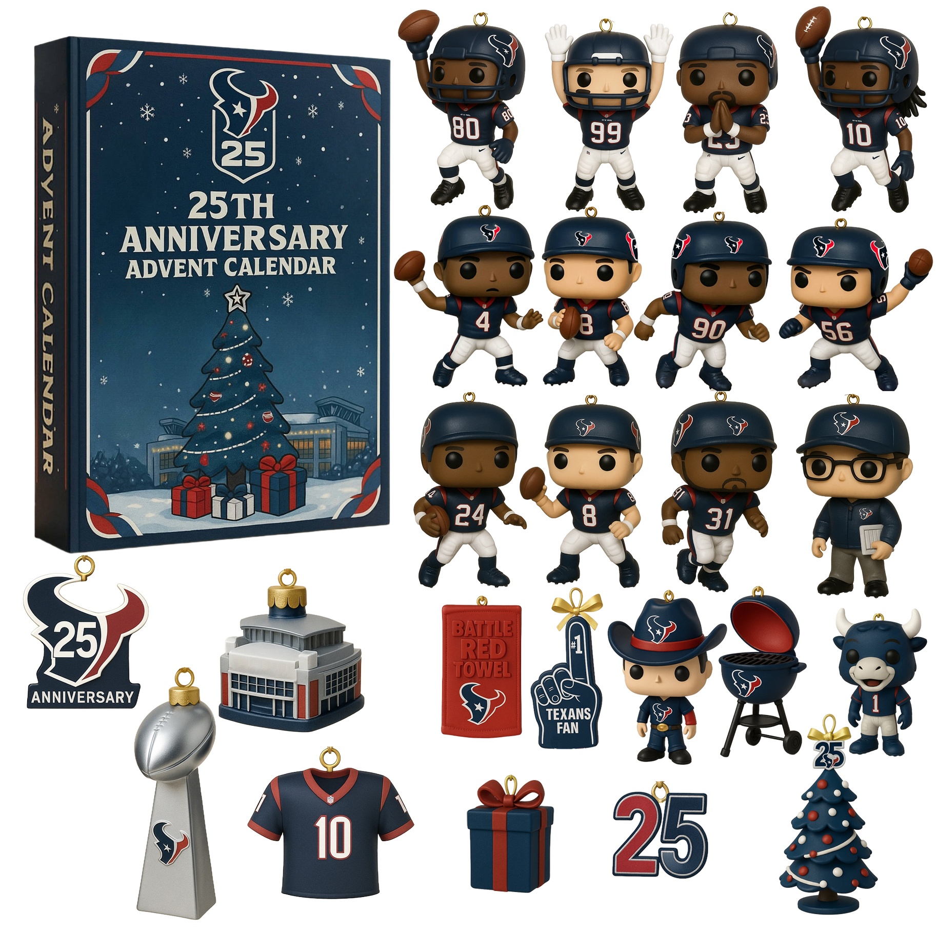 Houston Texans 25th Anniversary Advent Calendar