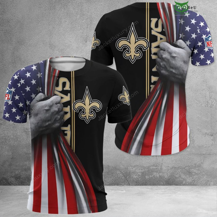 NEW ORLEANS SAINTS 3D HOODIE SKULL0804