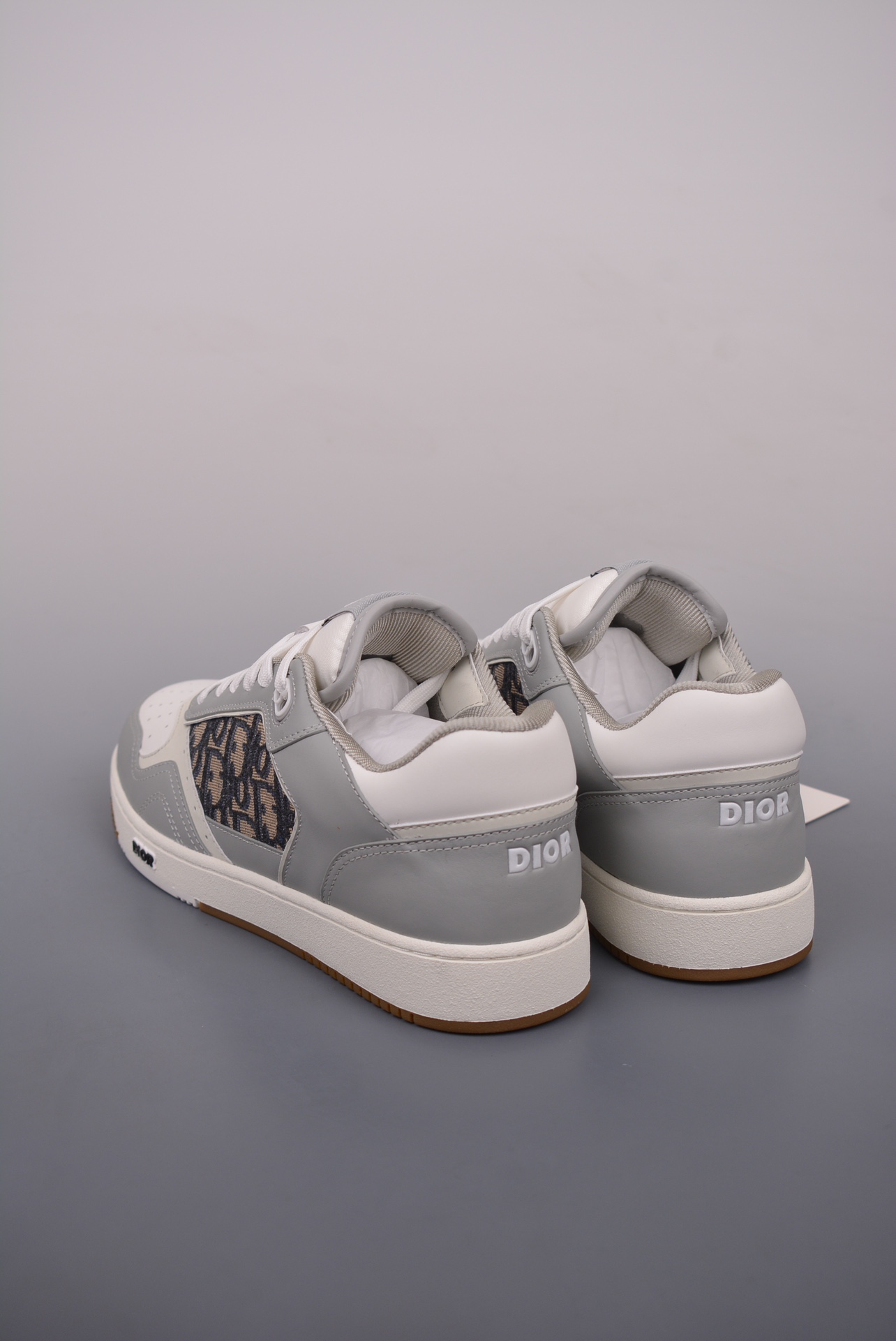 Dior B27 Oblique Galaxy Low Top Sneakers Grey