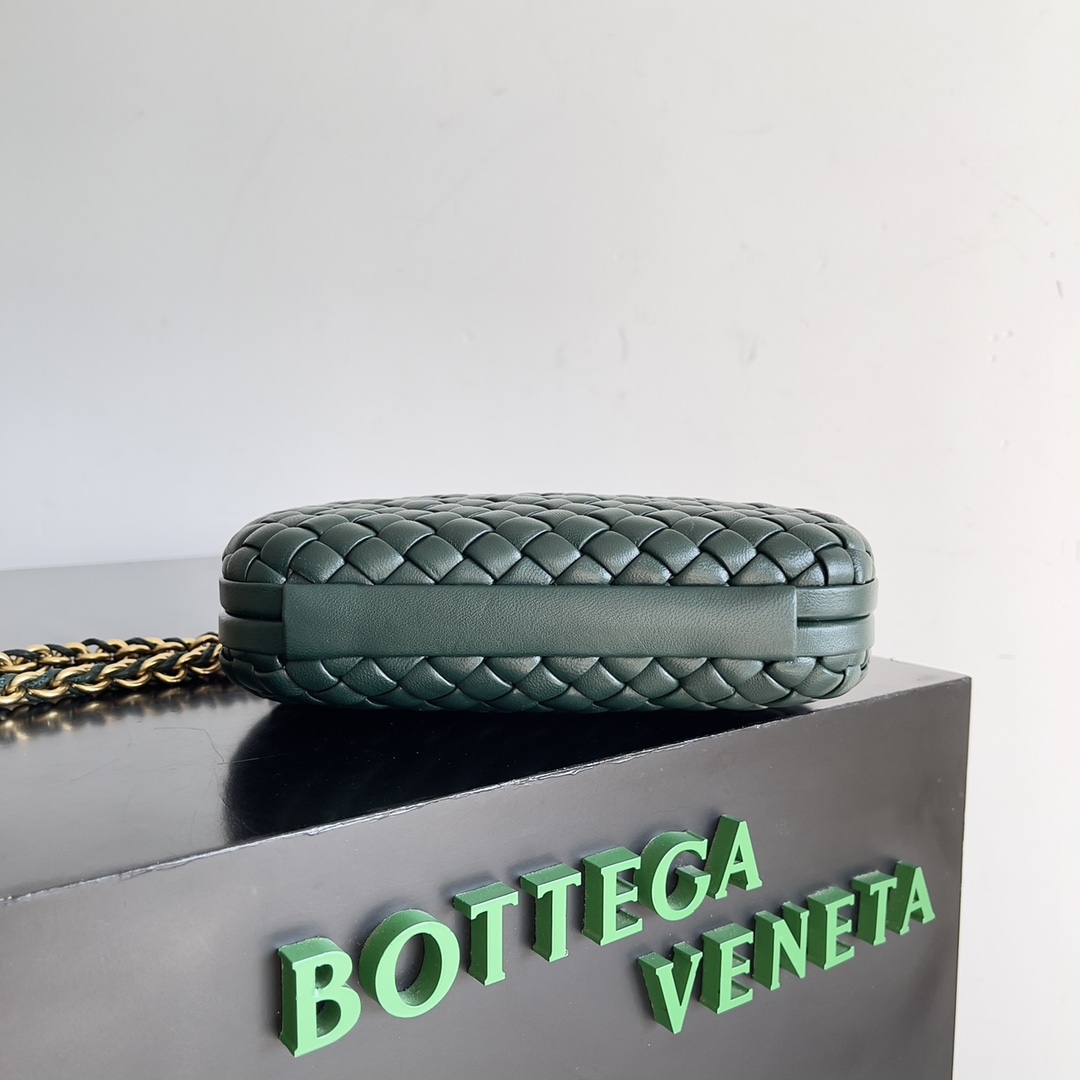 Bottega Veneta 24 Spring Fashion Braided Chain Evening Bag 776662