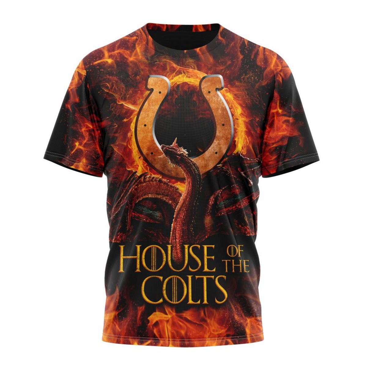INDIANAPOLIS COLTS GAME OF THRONES – HOUSE OF THE COLTS 3D HOODIE