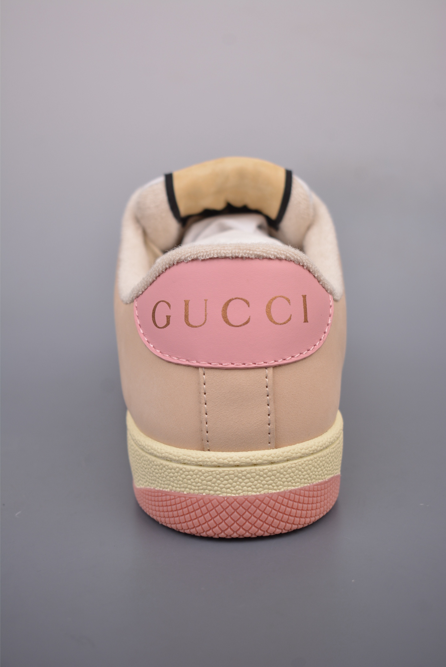 Gucci Screener GG Sneaker Low Beige Pink Green Diamond