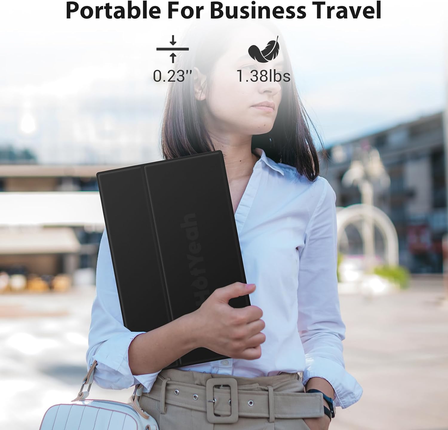HotYeah Portable Monitor 16.1in 1080P FHD Laptop Monitor