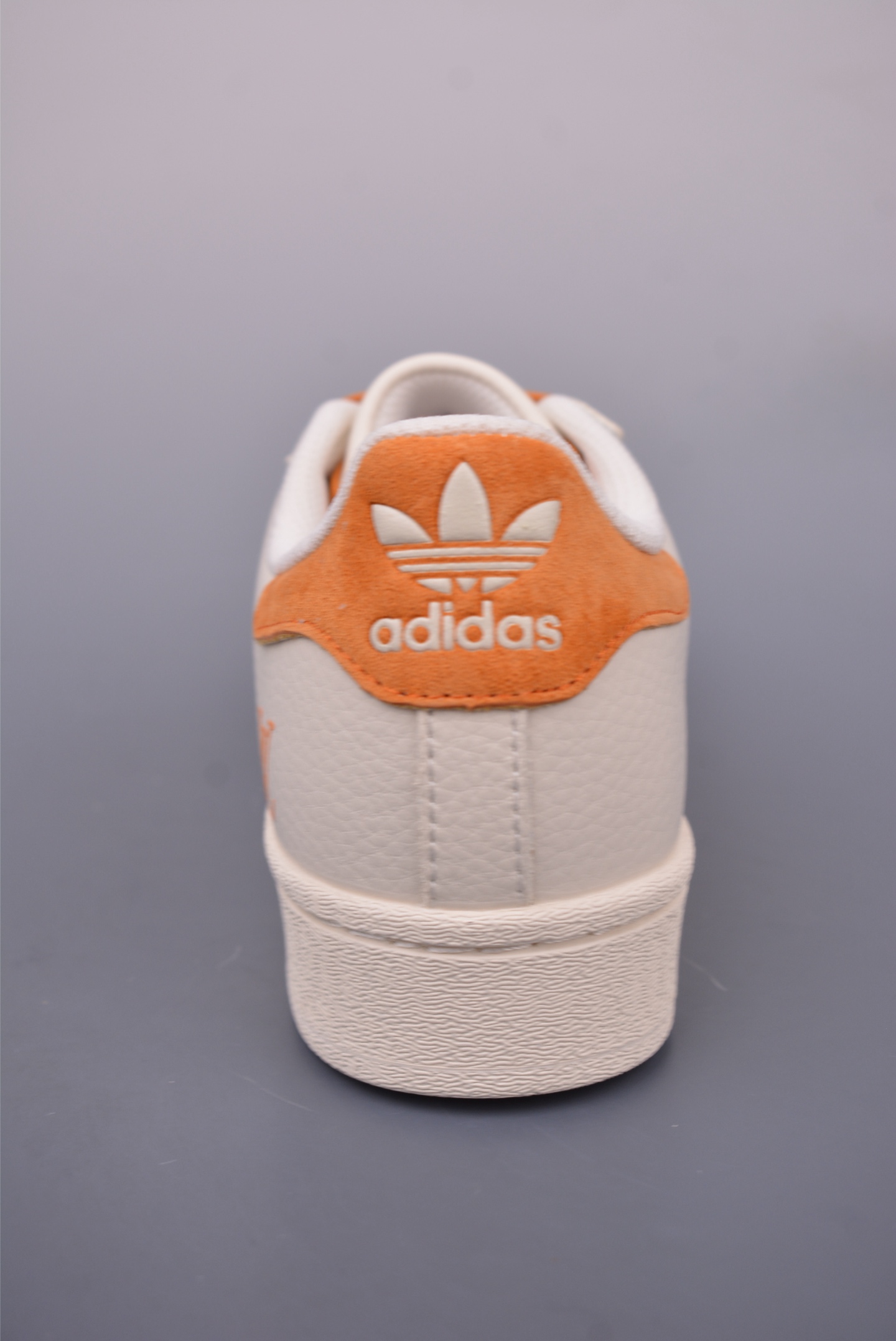 Louis Vuitton x Adidas Originals Superstar Sneakers Off-White Orange SX0005