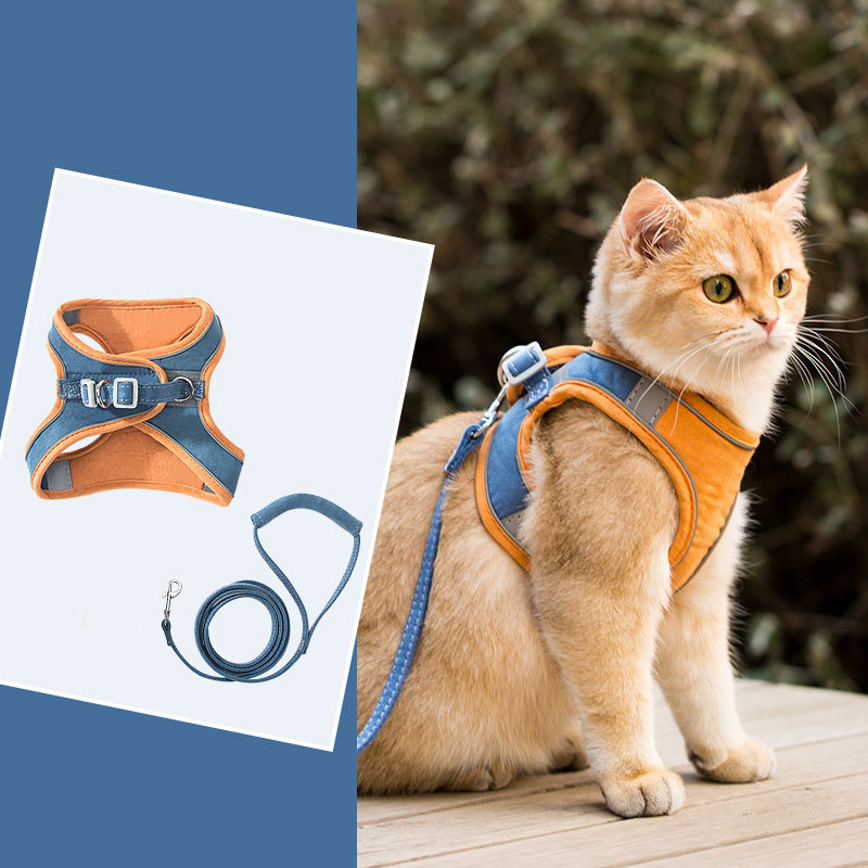 🔥Last Day Promotion-[SAVE 50% OFF]--Luminous Cat Vest Harness and Leash Set--BUY 2 GET 10% OFF & FREE SHIPPING