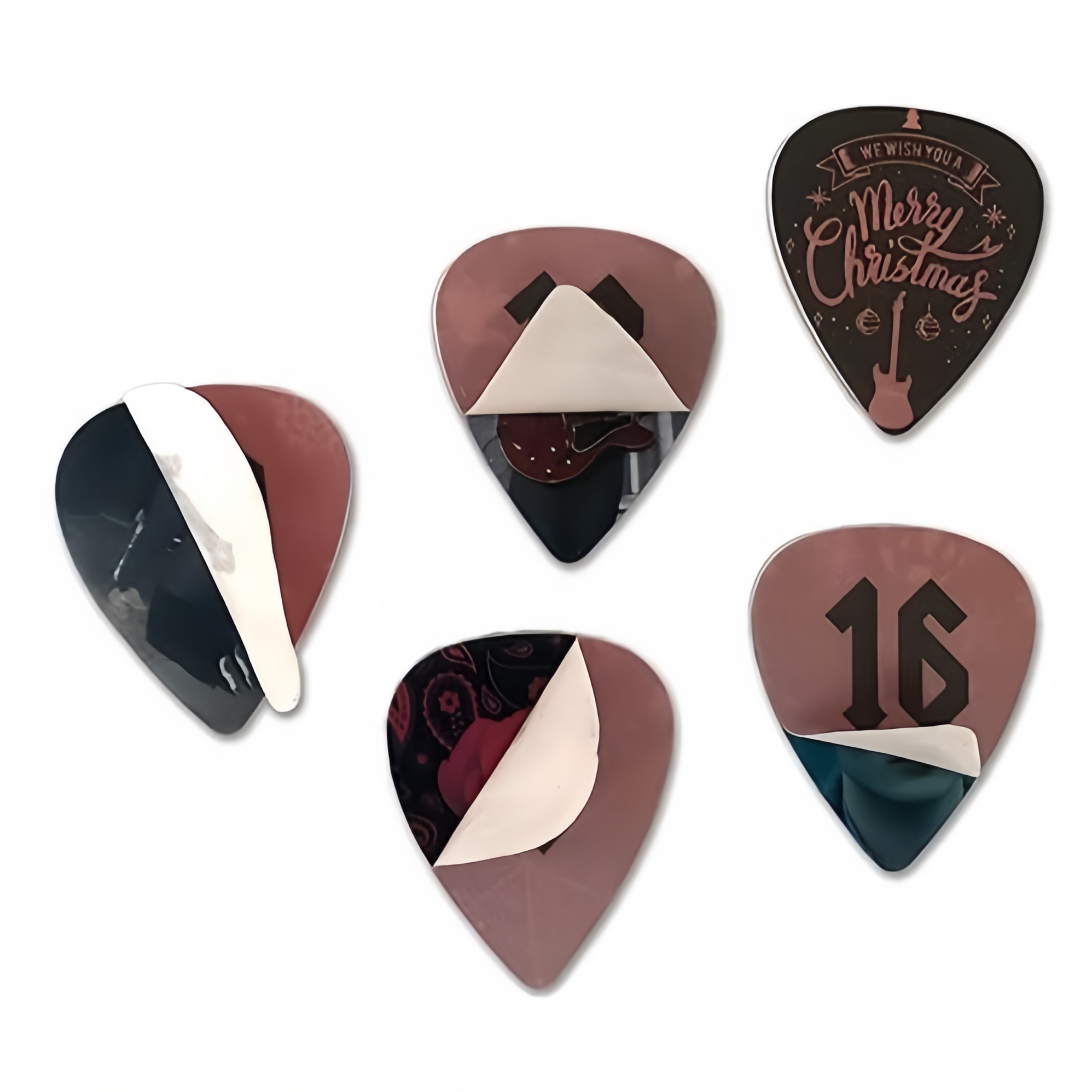 Turn It Up Guitar Pick Advent Calendar: 24 Classic Rock Band Plectrums