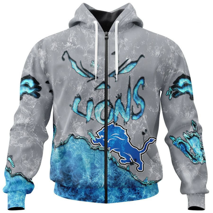 DETROIT LIONS 3D HOODIE HALLOWEEN001