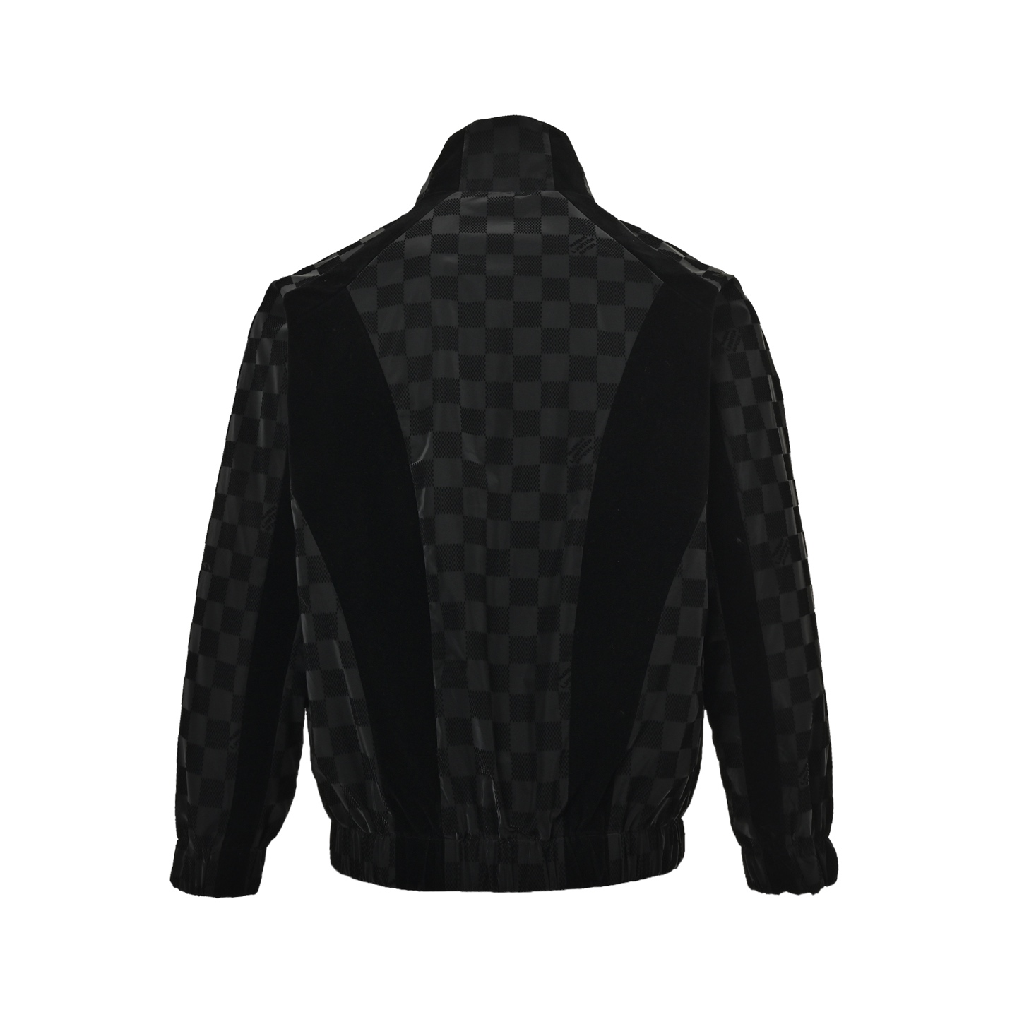 Louis Vuitton 24Fw Damier flocked checkerboard suit jacket