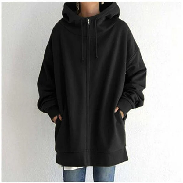 (🎁2024 New Year Hot Sale🎁)Women's Autumn/Winter Zipper Hooded Sweater
