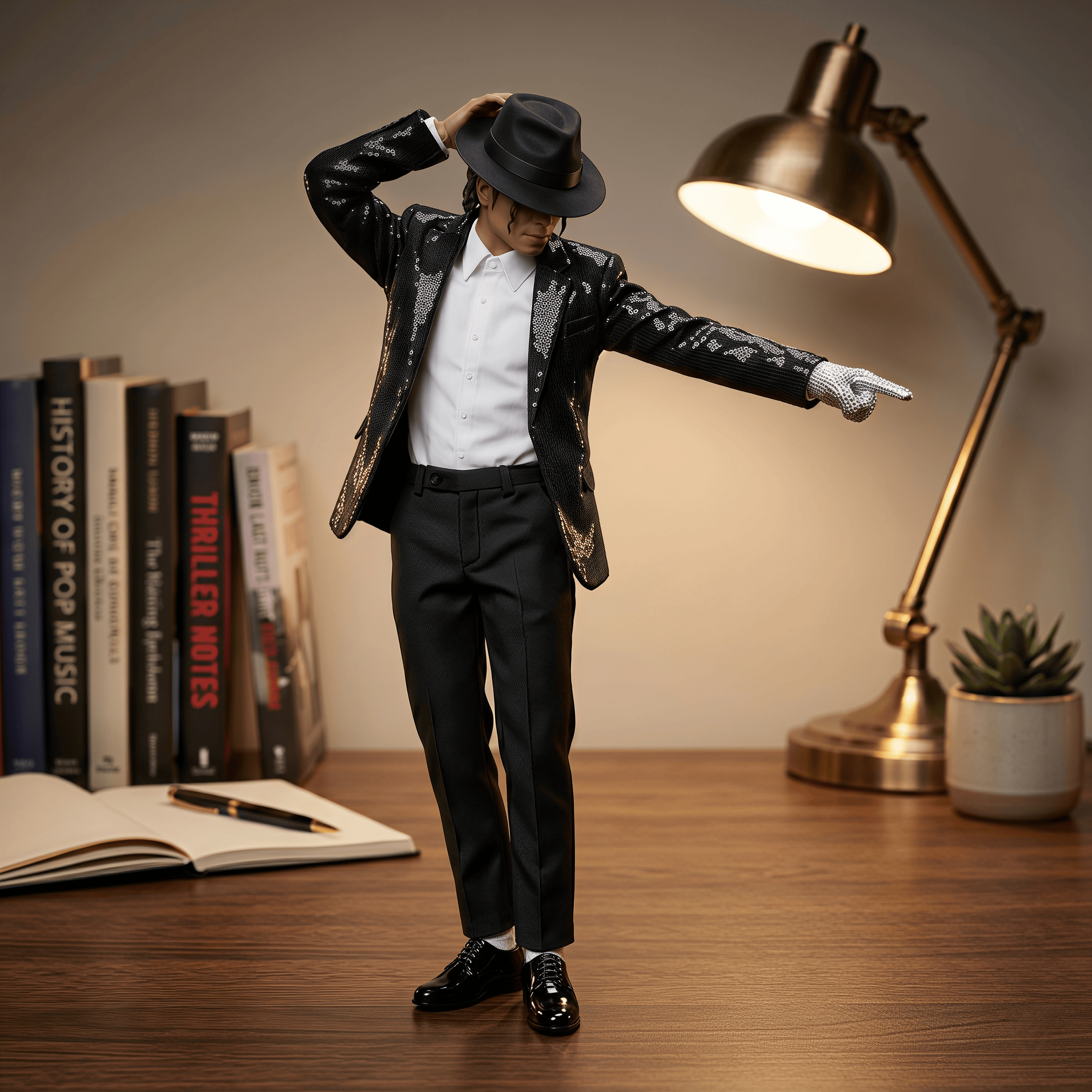 Hot Toys 1/18 Scale Michael Jackson “Billie Jean” Collector's Edition Figure
