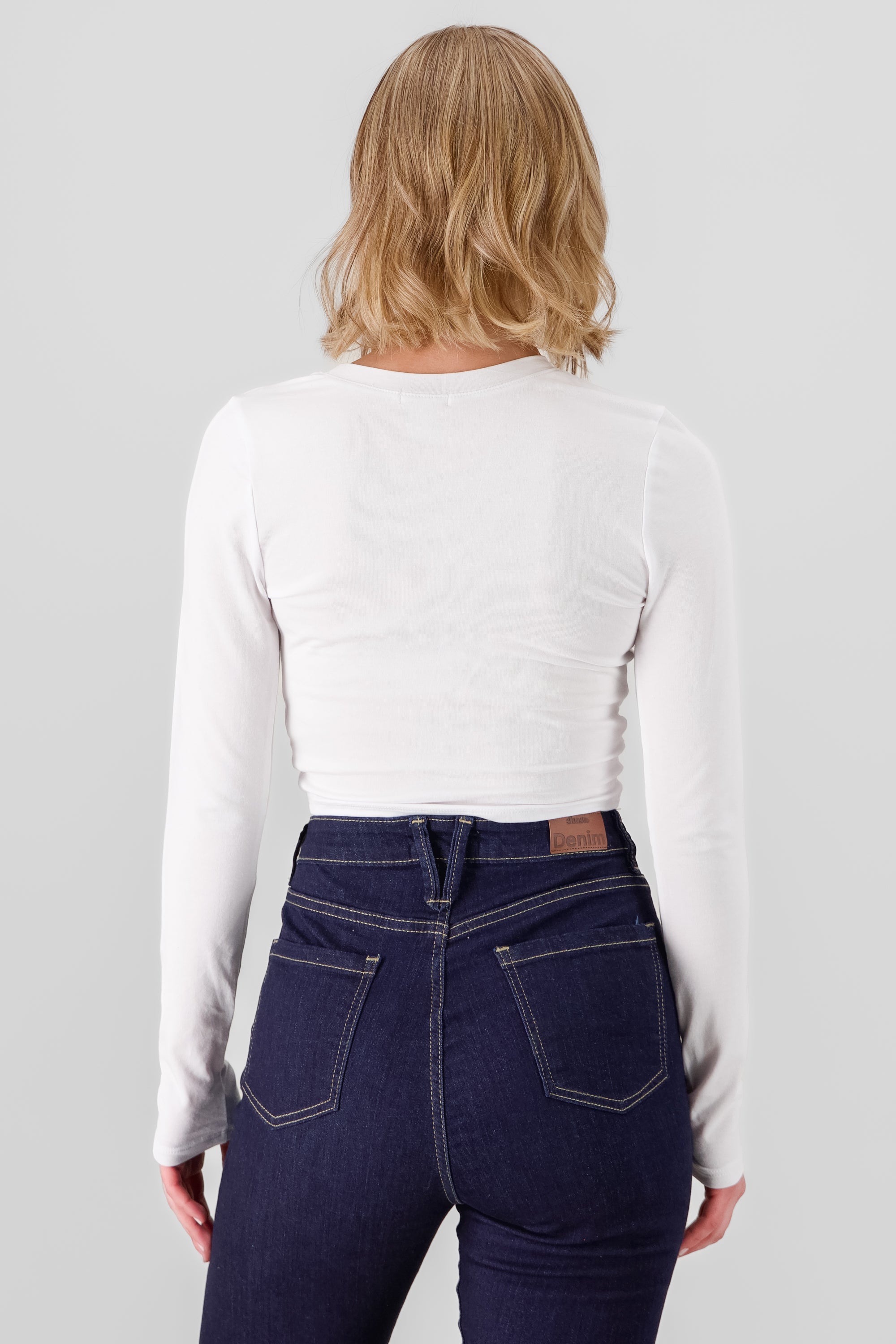 Long Sleeve Crossover Top