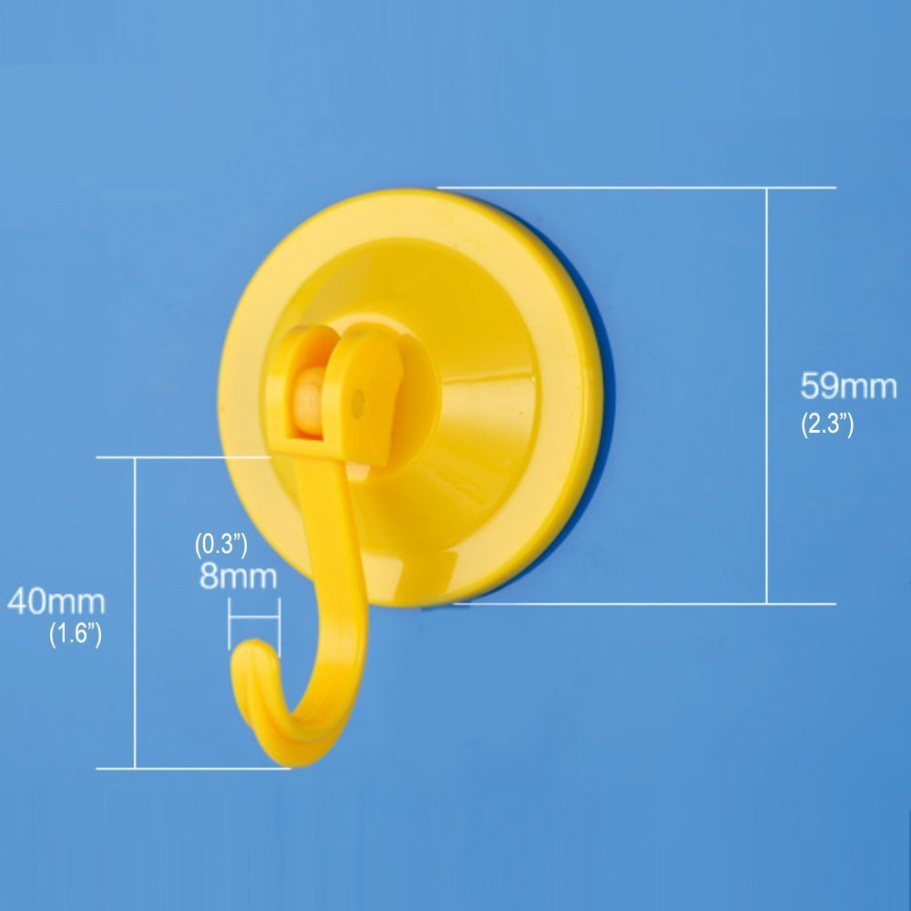 💥ON SALE💥3-Pack Powerful Suction Cup Wreath Hooks for Windows & Glass Doors