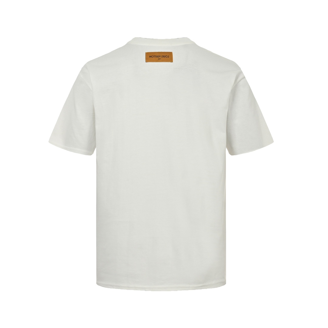 Louis Vuitton 24ss old flower four leaf clover embroidered short sleeve