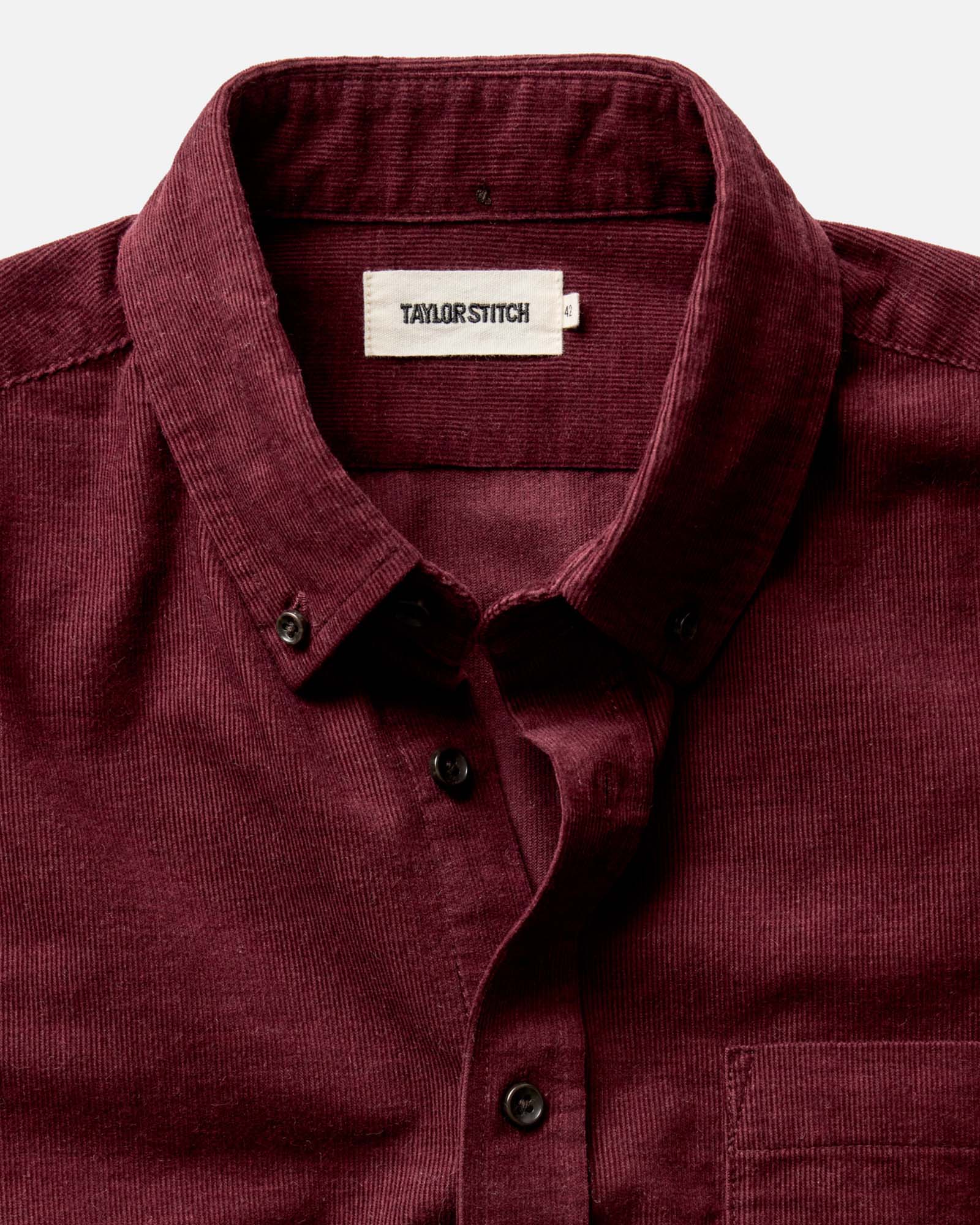 The Jack in Heather Burgundy Pincord
