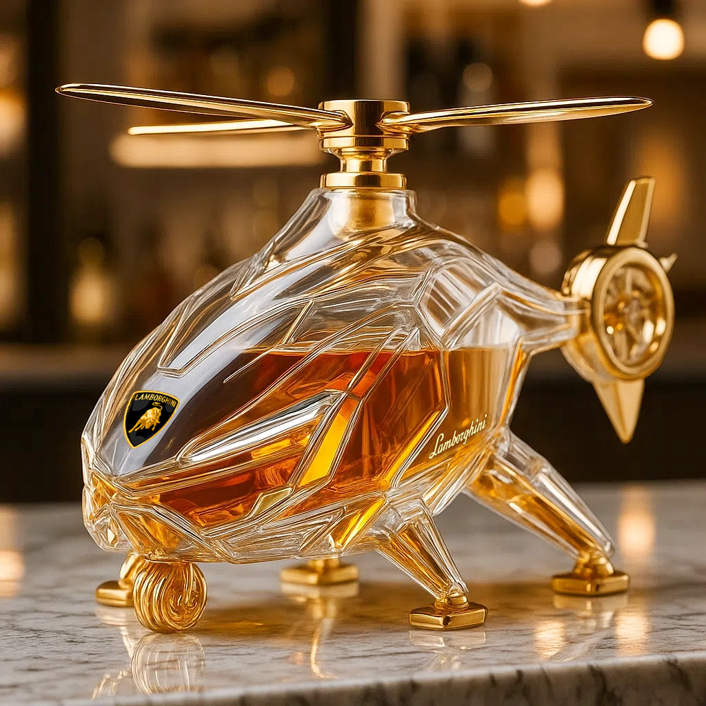 🚁 Have You Ever Seen Whiskey Fly? — Lamborghini Helicopter Decanter