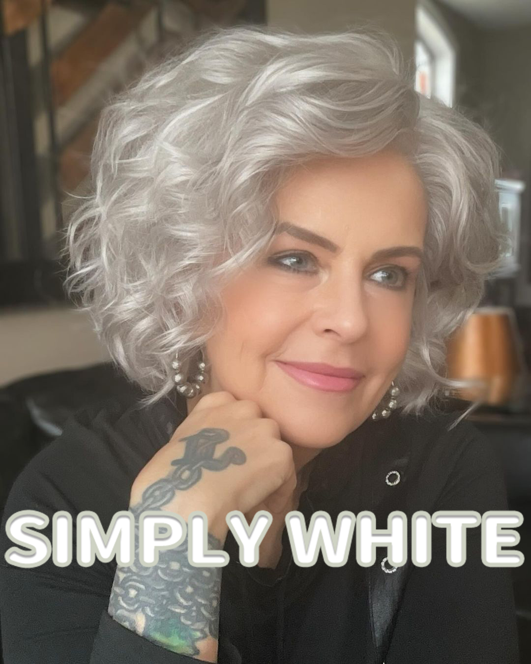 Short Curly Wig With Volume