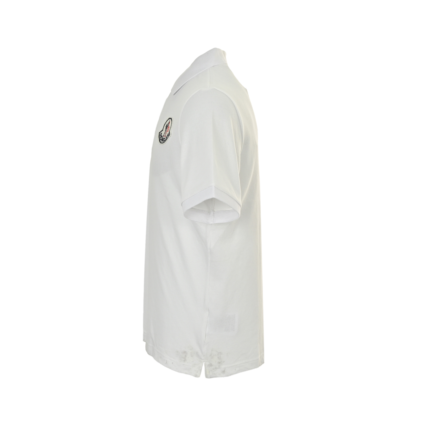 Moncler 25ss embroidered logo polo short sleeve