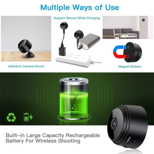 🔥Hot Sale🔥1080p Magnetic Upgrade Mini WIFI Camera Wide Angle😍-Buy 2 Save 15%