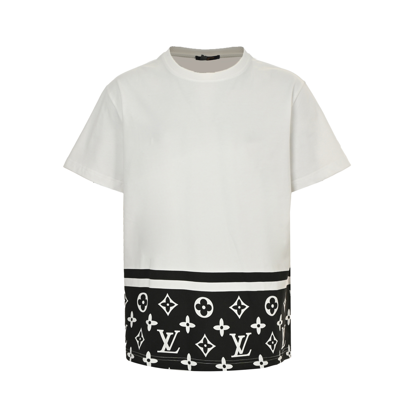 Louis Vuitton 25ss hem monogram print short sleeves