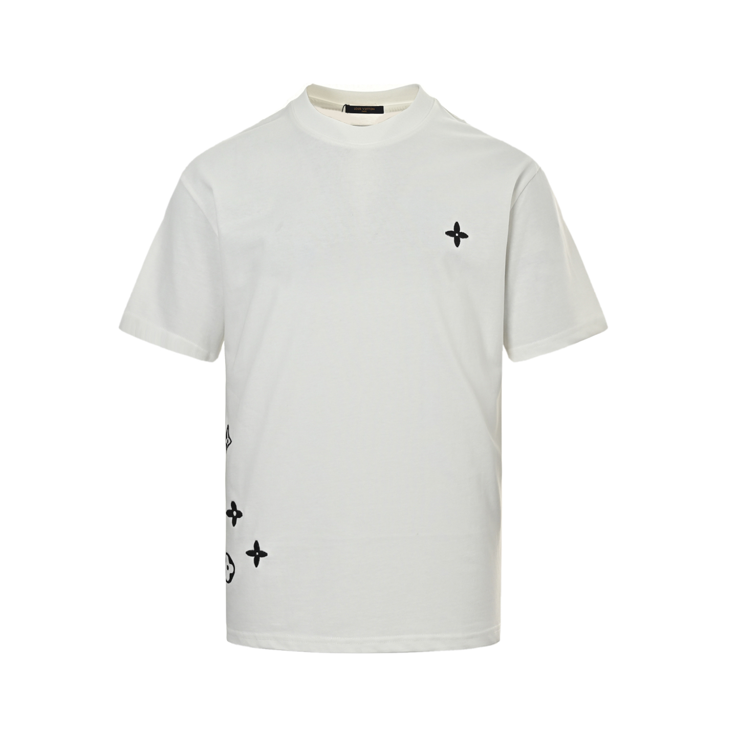 Louis Vuitton 25ss embroidered monogram short sleeve