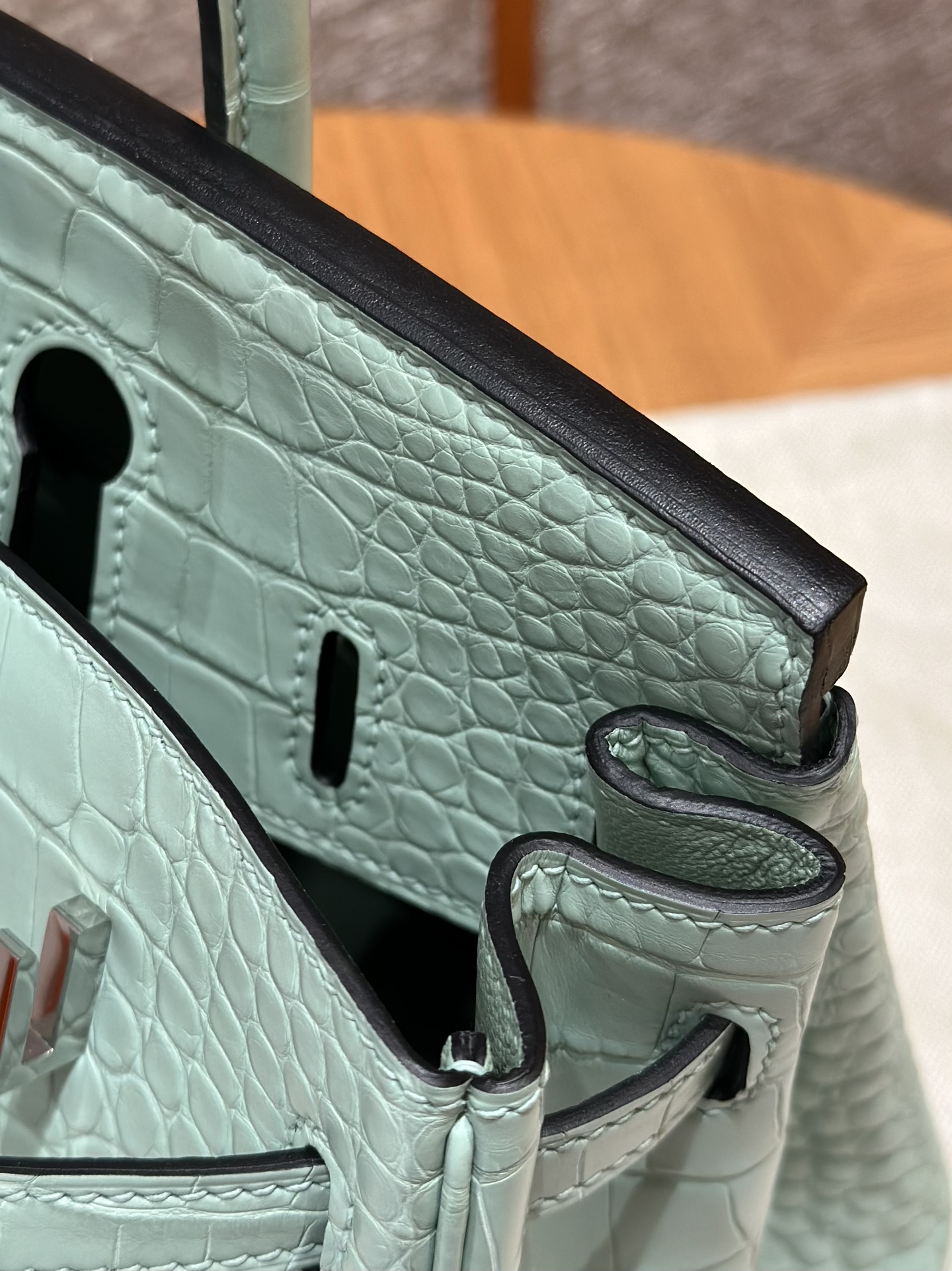 Hermes Birkin 6W Menthe Handbag (Handmade to Order)