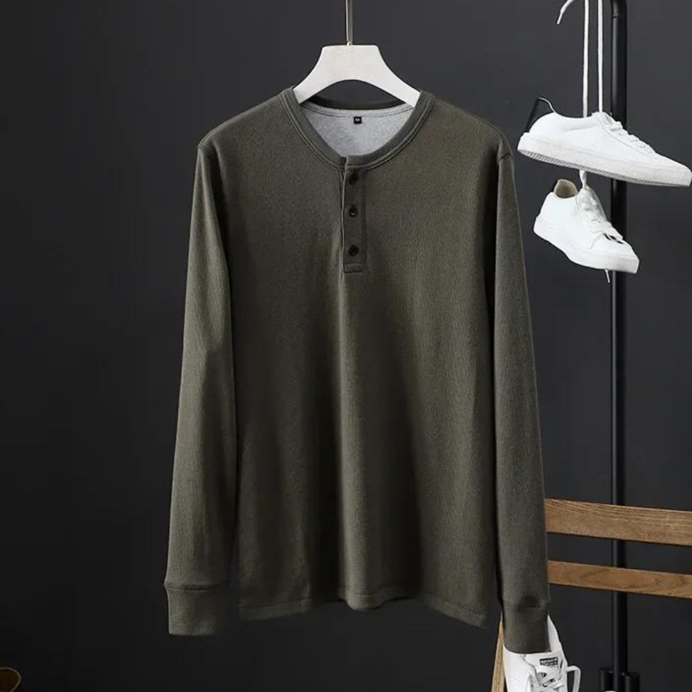 Signature Waffle Long Sleeve Shirt