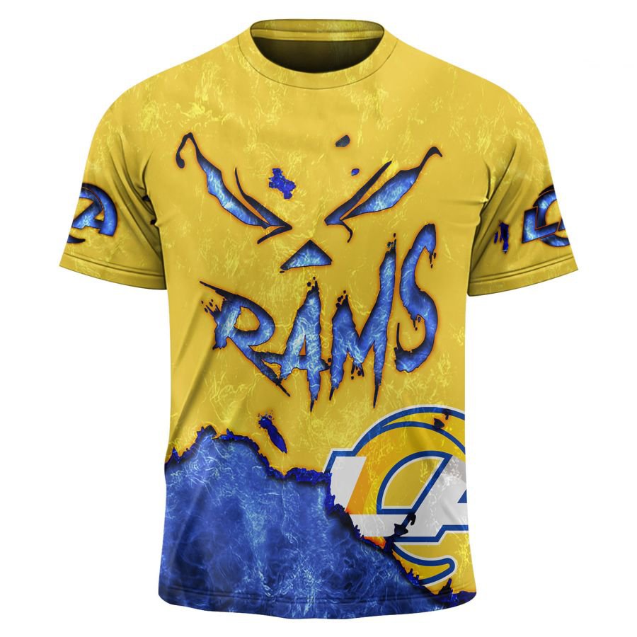 LOS ANGELES RAMS 3D HOODIE HALLOWEEN001