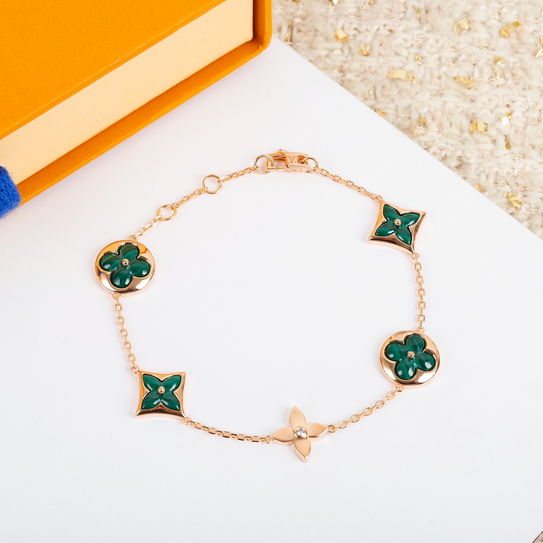 Louis Vuitton five flower bracelet
